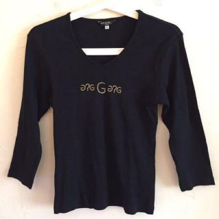 ゲス(GUESS)のGUESS ゲス レディース 長袖Tシャツ サイズL(Tシャツ/カットソー(七分/長袖))