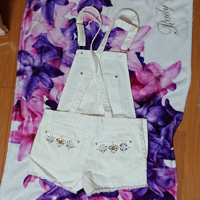 Rady - Rady ポケットビジューデニムサロペット XSの通販 by ♡ゆめみ ...