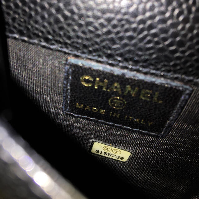 CHANEL(シャネル)の専用  ココマーク キャビアスキン シガレットケース  美品 ブラック正規 メンズのファッション小物(タバコグッズ)の商品写真