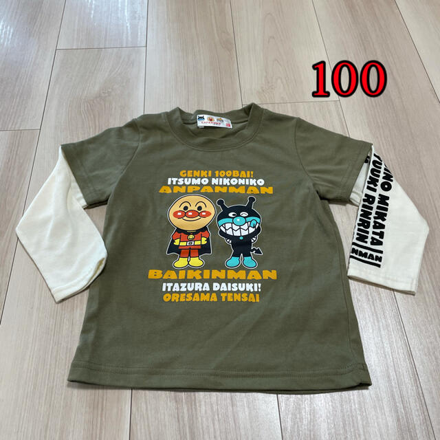 BANDAI(バンダイ)のアンパンマンTシャツ　100 キッズ/ベビー/マタニティのキッズ服男の子用(90cm~)(Tシャツ/カットソー)の商品写真