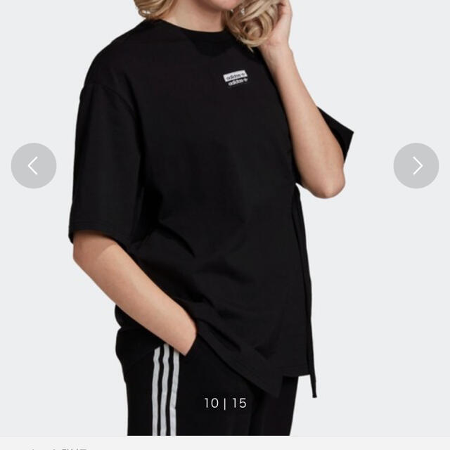 adidas(アディダス)のアディダス　トレフォイル　adidas  r.y.v 半袖　Tシャツ　L レディースのトップス(Tシャツ(半袖/袖なし))の商品写真