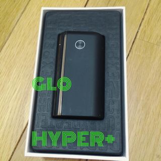 グロー(glo)のglo  Hyper+  ブラック×メタル(タバコグッズ)