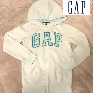 ギャップキッズ(GAP Kids)のGAP パーカー　130  薄いグリーン　(Tシャツ/カットソー)