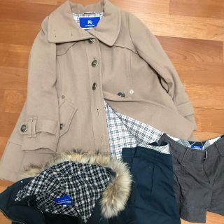 バーバリーブルーレーベル(BURBERRY BLUE LABEL)の本日【お値下げ中】バーバリーブルーレーベルコート他4点セット(ピーコート)