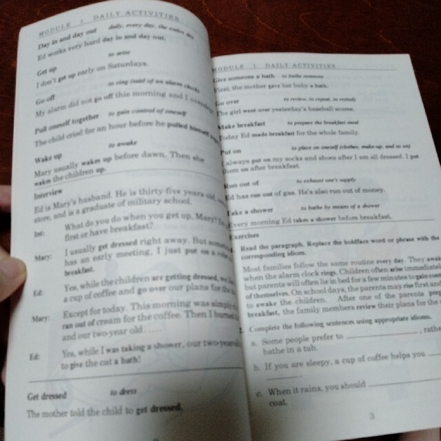 basic idioms in american english book2 エンタメ/ホビーの本(洋書)の商品写真