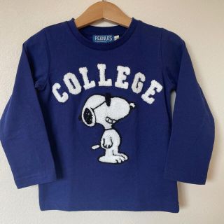 ピーナッツ(PEANUTS)の【試着のみ】モコモコスヌーピー ロンT 100cm(Tシャツ/カットソー)