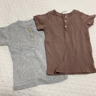 エイチアンドエム(H&M)のヘンリーネックTシャツ(シャツ/カットソー)