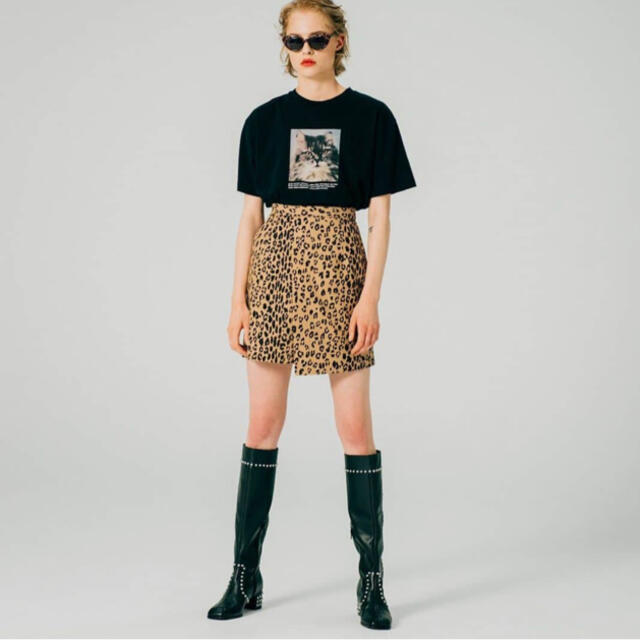 moussy(マウジー)の[マウジー] JAGUR PRINTED スカート レディースのスカート(ミニスカート)の商品写真