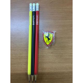 フェラーリ(Ferrari)のフェラーリ鉛筆消しゴムセット正規品(消しゴム/修正テープ)
