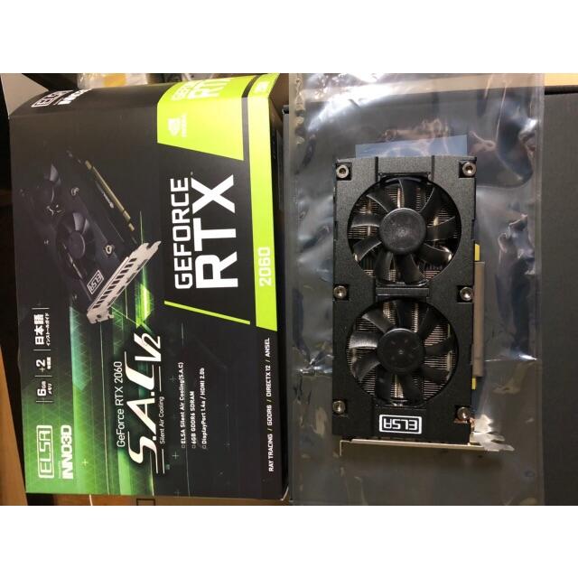 100 ％品質保証 グラボ ELSA GeForce V2 S.A.C 2060 RTX PCパーツ