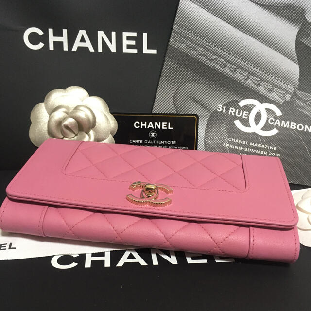 CHANEL(シャネル)のayayamart様専用♡美品 ★シャネル マドモアゼル 長財布 正規品 レディースのファッション小物(財布)の商品写真