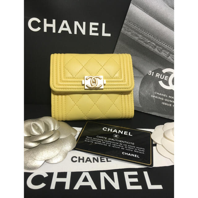 【美品】CHANEL ボーイシャネル　長財布　ラウンドファスナー　プレゼントに❤︎