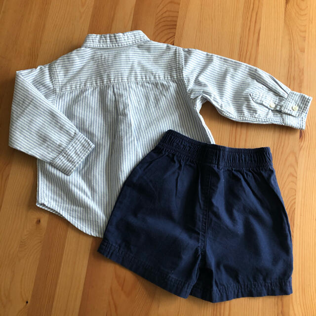 Ralph Lauren(ラルフローレン)のラルフローレン トップス  シャツ80 長袖 男の子　フォーマル　ショートパンツ キッズ/ベビー/マタニティのベビー服(~85cm)(シャツ/カットソー)の商品写真