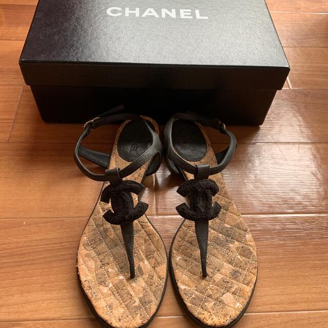 CHANEL♡シャネルサンダル37.5 2022年最新入荷 60.0%OFF www.gold-and