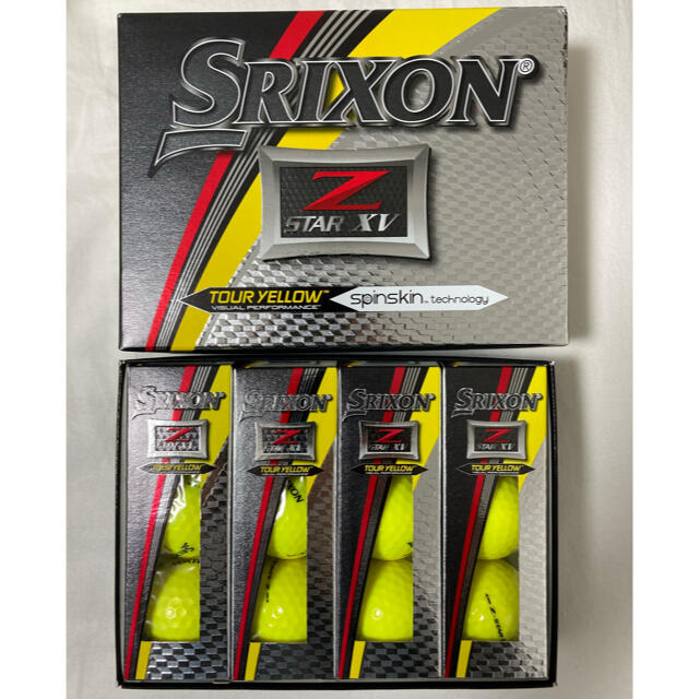 スリクソン Z-STAR XV SRIXON 3ダース イエロー  未使用新品