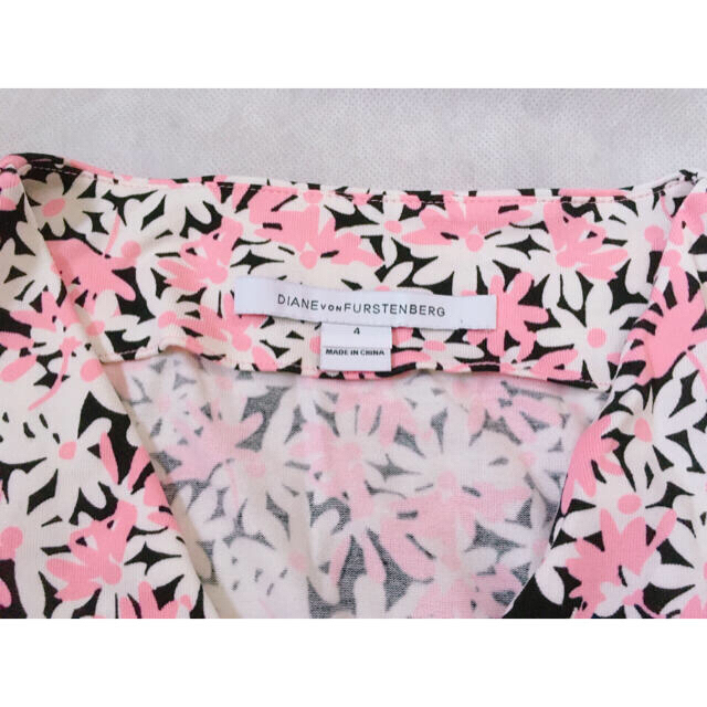 美品】ダイアンフォンファステンバーグ ワンピース4 花柄 | www