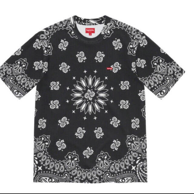 Lサイズ　supreme Bandana small box tee バンダナ