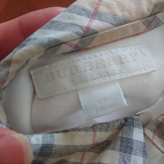 BURBERRY(バーバリー)のBURBERRY・足つき・ロンパース今日限定価格 キッズ/ベビー/マタニティのベビー服(~85cm)(ロンパース)の商品写真