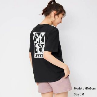 GU プレイボーイ PLAYBOY グラフィックTシャツ XL(Tシャツ(半袖/袖なし))
