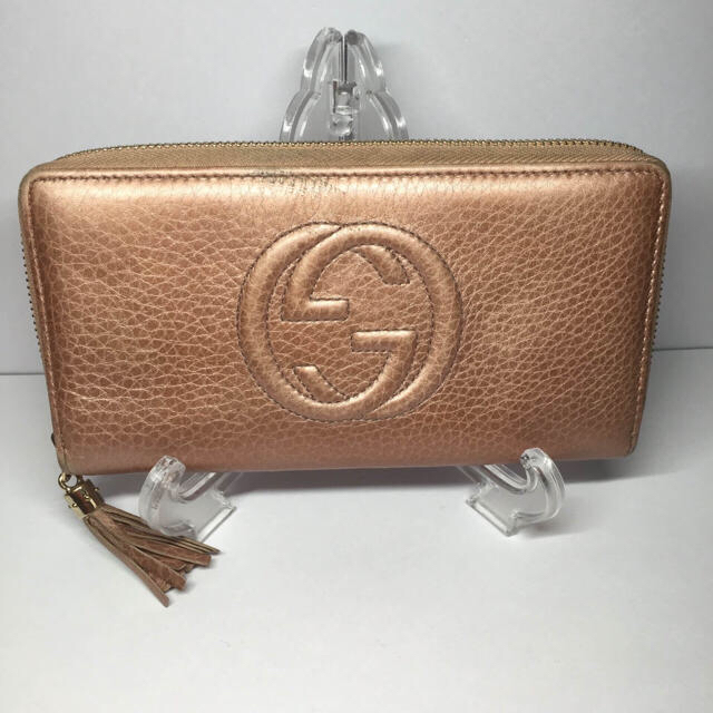 Gucci(グッチ)の❗️ココララ様専用❗️ 正規品 GUCCI SOHO ラウンドジップ 長財布 レディースのファッション小物(財布)の商品写真