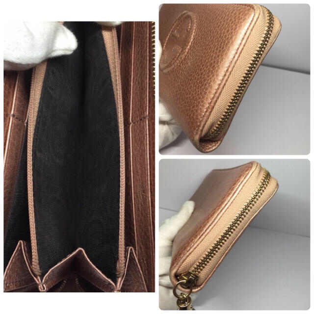 Gucci(グッチ)の❗️ココララ様専用❗️ 正規品 GUCCI SOHO ラウンドジップ 長財布 レディースのファッション小物(財布)の商品写真