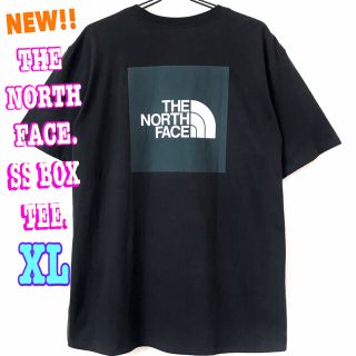 ザノースフェイス(THE NORTH FACE)のpoyoさん専用   ノースフェイス BOX Tシャツ 黒 グレー XL LL(Tシャツ/カットソー(半袖/袖なし))