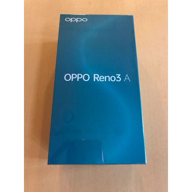 【新品未開封】OPPO Reno3 A/ブラック/128GB/SIMフリー