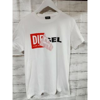 ディーゼル(DIESEL)の美品☆DIESEL Tシャツ Mサイズ ホワイト(Tシャツ/カットソー(半袖/袖なし))