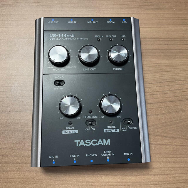 TASCAM US-144MK2 オーディオインターフェース 楽器のDTM/DAW(オーディオインターフェイス)の商品写真