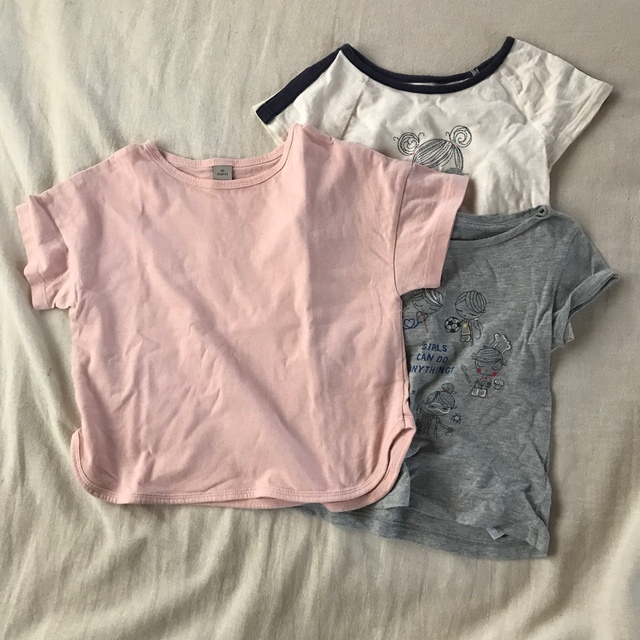 モンミミ　tシャツ　ピンク　セット キッズ/ベビー/マタニティのキッズ服男の子用(90cm~)(Tシャツ/カットソー)の商品写真