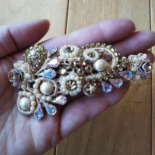 【美品】Michal Negrin　ミハエルネグリン　パール　レースバレッタ