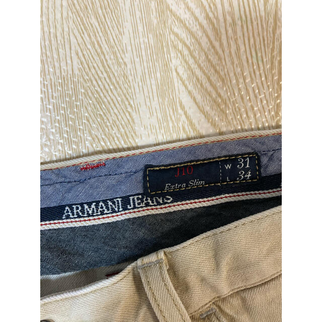 ARMANI JEANS(アルマーニジーンズ)の【アルマーニ・ジーンズ】デニム　ベージュ メンズのパンツ(デニム/ジーンズ)の商品写真