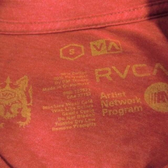 RVCA(ルーカ)のRVCA　メンズ半袖Tシャツ　Sサイズ メンズのトップス(Tシャツ/カットソー(半袖/袖なし))の商品写真