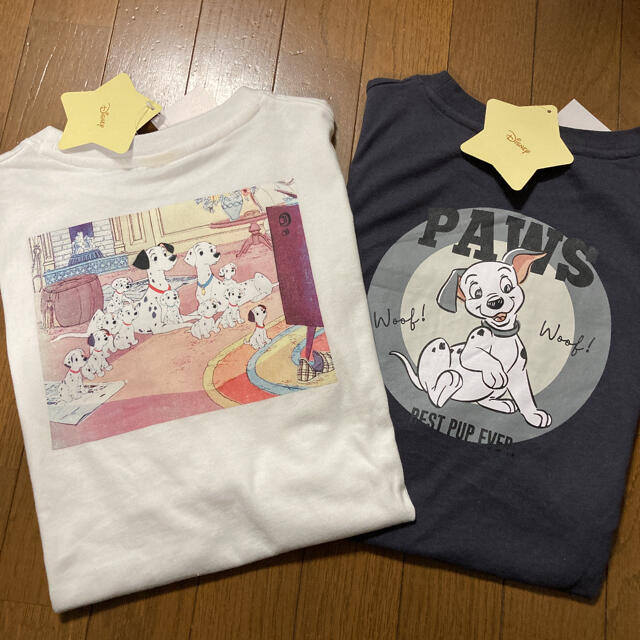 Disney(ディズニー)の新品　ディズニー　101匹わんちゃん　Ｔシャツ　2枚 レディースのトップス(Tシャツ(半袖/袖なし))の商品写真