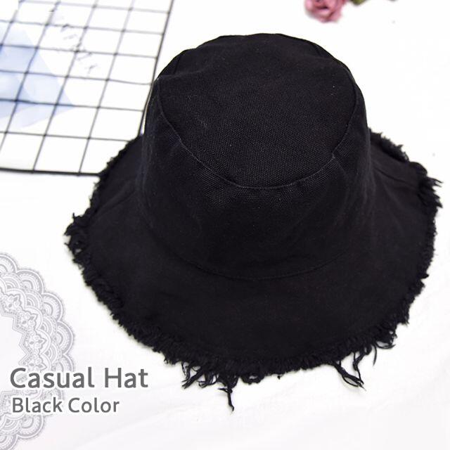 大特価セール！　大人気！　韓国　原宿スタイル　帽子　ブラック　大久保 レディースの帽子(ハット)の商品写真