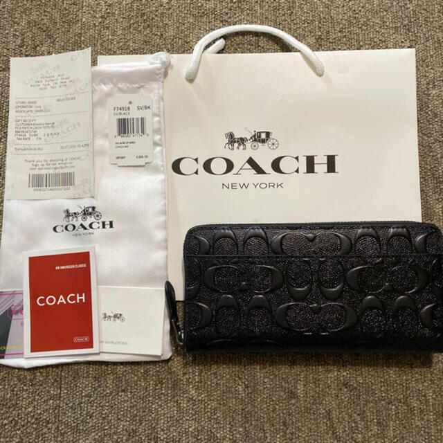 COACH(コーチ)のCOACH 長財布 シグネチャーエンボス 新品未使用 メンズのファッション小物(長財布)の商品写真