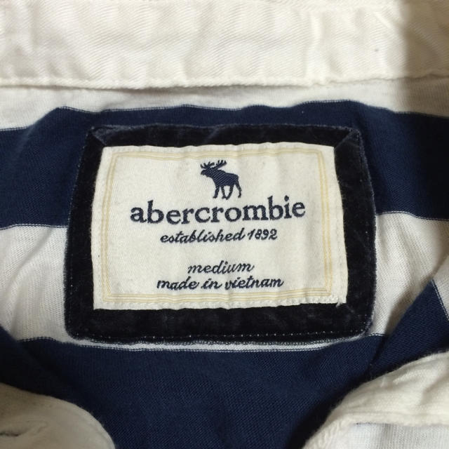 Abercrombie&Fitch(アバクロンビーアンドフィッチ)の【＊mukaiiiii様専用＊】アバクロ七分袖ポロシャツ レディースのトップス(Tシャツ(長袖/七分))の商品写真