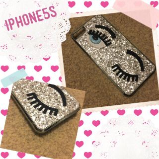 キアラフェラーニ(Chiara Ferragni)の【訳ありでお得！】グリッターアイiPhone5sケース(iPhoneケース)