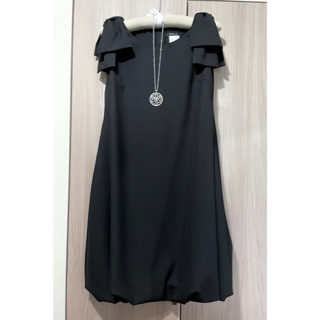 新品】Rene ♡ 大きなリボンのバルーン ワンピース 32 ブラック | agro