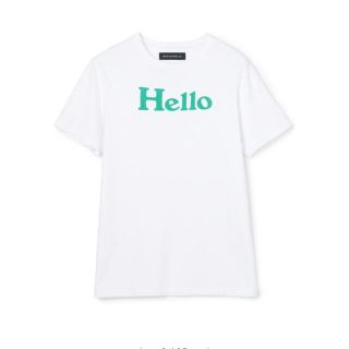 マディソンブルー(MADISONBLUE)の美品　マディソンブルー  Hello ハロー　Tシャツ　エストネーション　別注(Tシャツ(半袖/袖なし))