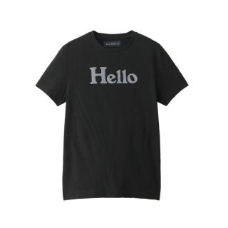 マディソンブルー(MADISONBLUE)のMADISONBLUE マディソンブルー HELLOクルーネックTシャツ 黒00(Tシャツ(半袖/袖なし))