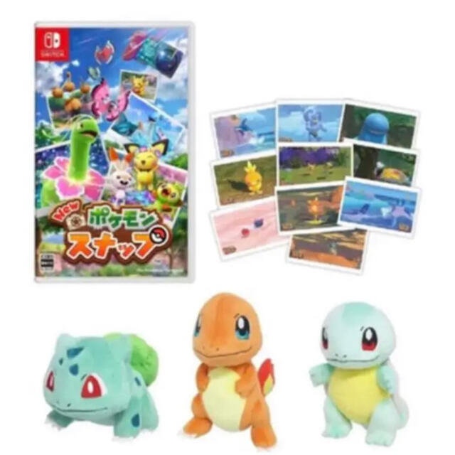 New ポケモンスナップ Switch フシギダネ ヒトカゲ ゼニガメの通販 By らこショップ ラクマ