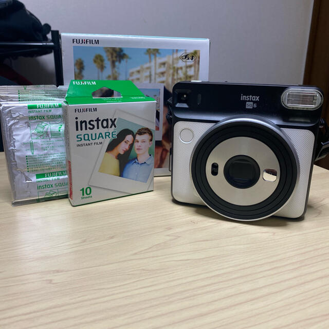 FUJI FILM INSTAX SQUARE SQ 6 パールホワイト 独特な 6200円 www.gold