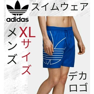 アディダス(adidas)の【デカロゴ】アディダス 水着 スイムウェア メンズ XLサイズ adidas(トレーニング用品)