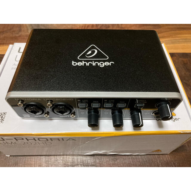 behringer UMC202HD  オーディオインターフェース　格安 楽器のDTM/DAW(オーディオインターフェイス)の商品写真