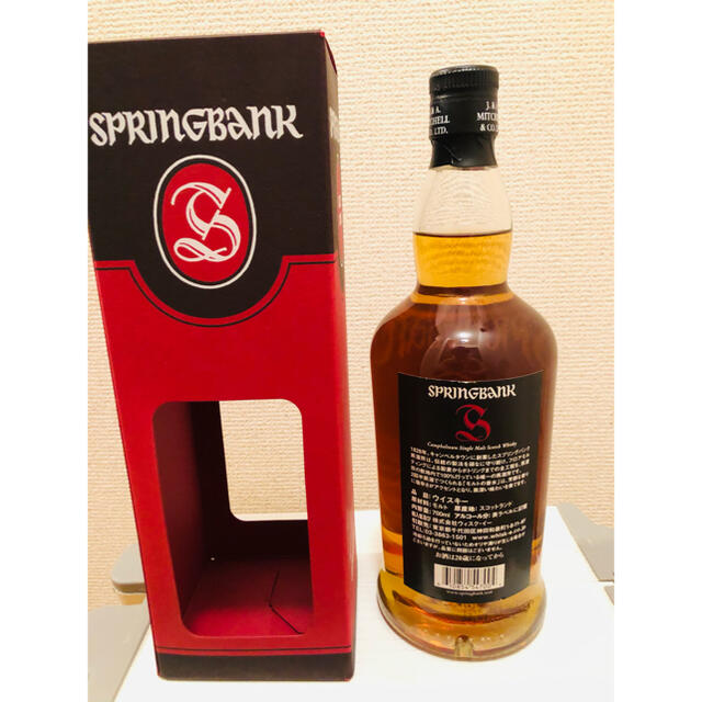 【正規品】スプリングバンク12年　カスクストレングス 食品/飲料/酒の酒(ウイスキー)の商品写真