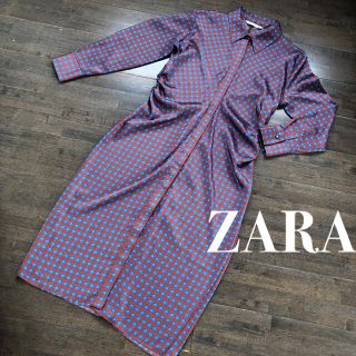 ザラ(ZARA)の【希少】ZARA ザラ　ガウン　ロングワンピース　XXL(ロングワンピース/マキシワンピース)