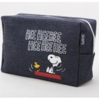 スヌーピー(SNOOPY)の新品・スヌーピーデニムポーチ(ポーチ)