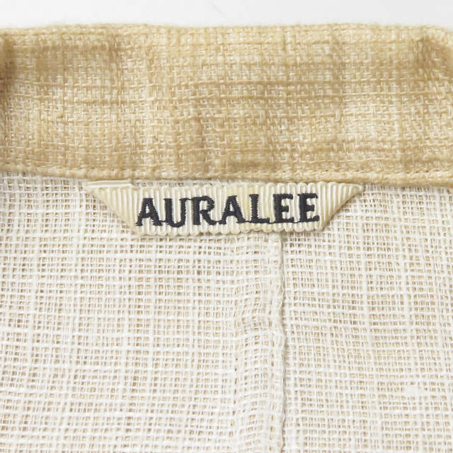 AURALEE by USED SELECT SHOP LOOP ラクマ店｜ラクマ 20SS LINEN DOUBLE FACE BLOUSONの通販 新品安い