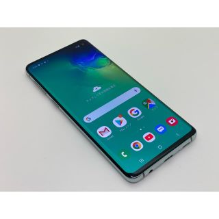 サムスン(SAMSUNG)の(839) 超大容量 galaxy S10 512GB グリーン SIMフリー(スマートフォン本体)